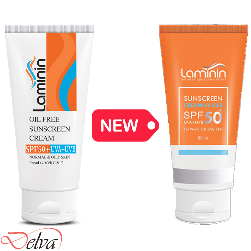 laminin -sunscreen cream کرم ضد آفتاب بی رنگ لامینین SPF50