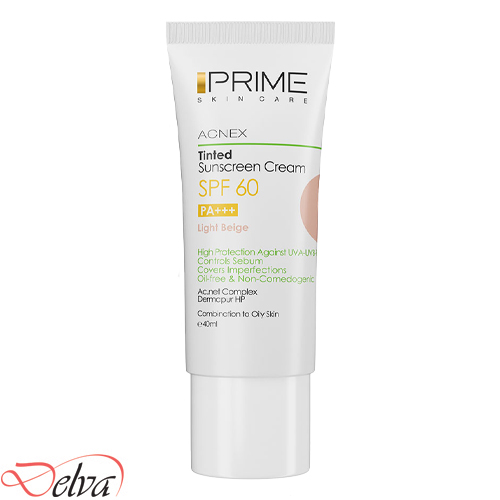 کرم ضدآفتاب رنگی SPF60 پرایم