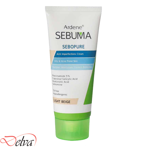 ardene-sebuma-sebopure-light beige کرم رنگی ضد جوش سبوپیور آردن سبوما