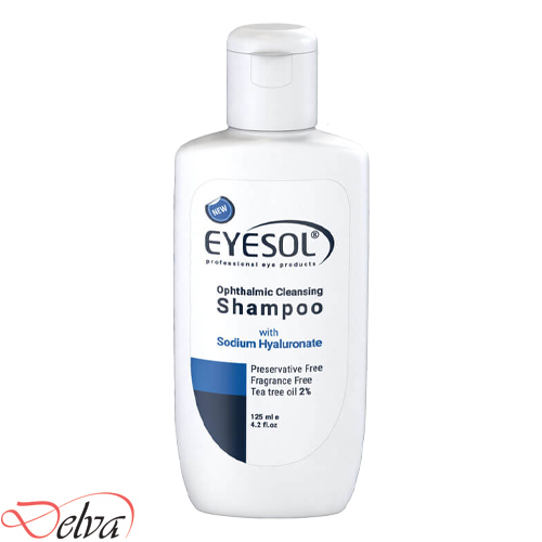 eyesol-ophthaimic cleansing-shampoo-125ml شامپو شستشوی پلک و مژه آیسول