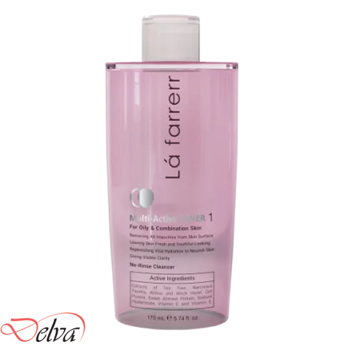 lafarrerr-multi-active-toner-1-for oily and combiention skin تونر مولتی اکتیو پوست چرب و مختلط لافارر