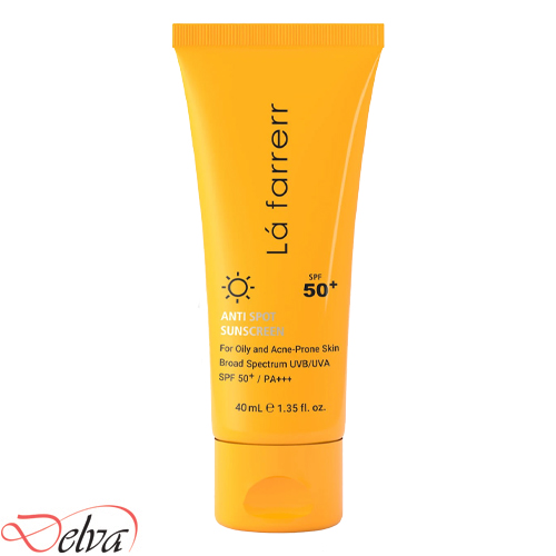 lafarrerr-sunscreen کرم ضدآفتاب ضدلک فاقد رنگ پوست چرب و مستعد آکنه SPF 50 لافارر