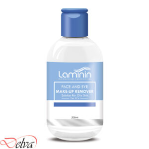 محلول پاک کننده آرایش صورت و دور چشم پوست چرب لامینین