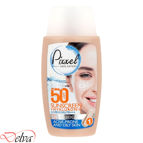 کرم ضد آفتاب رنگی پوست چرب پیکسل