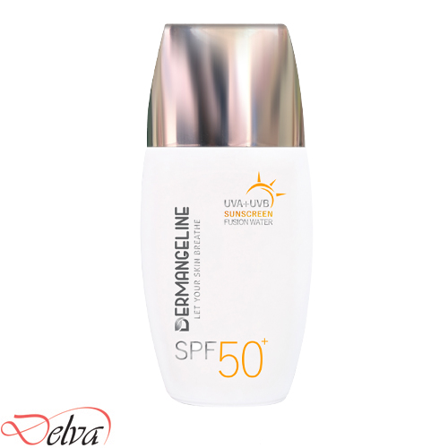 ضدآفتاب فیوژن واتر انواع پوست spf50 درم انجلین
