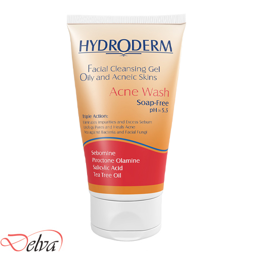 ژل شستشوی صورت مناسب پوست چرب (آکنه واش) هیدرودرم