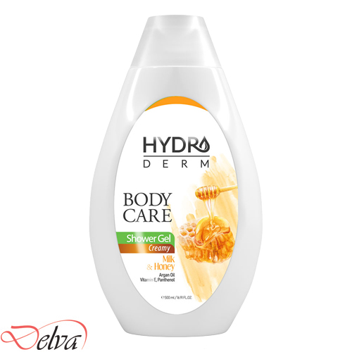 شامپو بدن کرمی شیر و عسل هیدرودرم