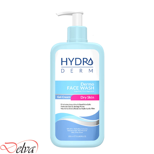 کرم ژل شستشوی صورت مناسب پوست‌ بسیار خشک و حساس هیدرودرم