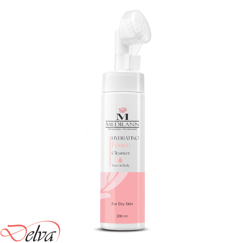 فوم شستشوی براش دار مدیلن پوست خشک