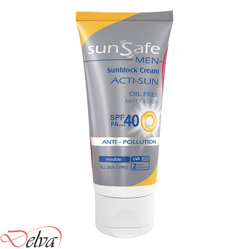 کرم ضد آفتاب آقایان SPF40 سان سیف