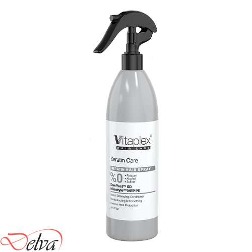 اسپری ترمیم کننده و نرم کننده موهای کراتینه شده ویتاپلکس