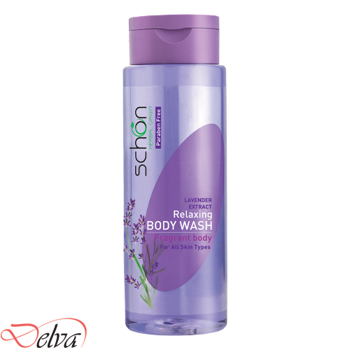 schon - lavender - body wash شامپو بدن اسطوخودوس شون