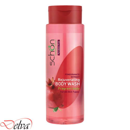 schon - pomegranate - body wash شامپو بدن انار شون