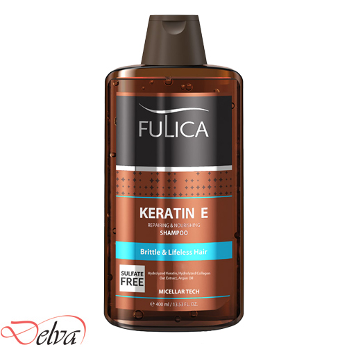 FULICA - KERATIN E- SHAMPOO شامپو تقویت کننده و ترمیم کننده مو کراتین E فولیکا