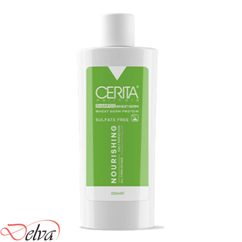 cerita- nourishing - shampoo شامپو فاقد سولفات تقویت کننده مو جوانه گندم سریتا