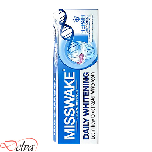 misswake-daily whitening. 100ml خمیر دندان سفید کننده روزانه میسویک