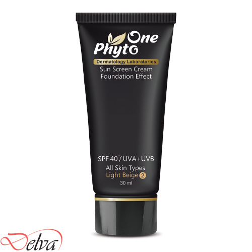 phyto-one-sun-screen-cream-light-beige-all-skin ضد آفتاب کرم پودری بژ روشن انواع پوست SPF40 فیتووان