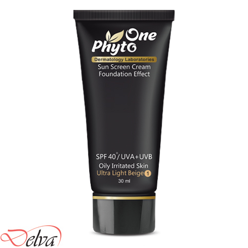 phyto one - ultra light beige- oily skin -11 کرم ضد آفتاب کرم پودری بژ خیلی روشن پوست چرب SPF40 فیتووان