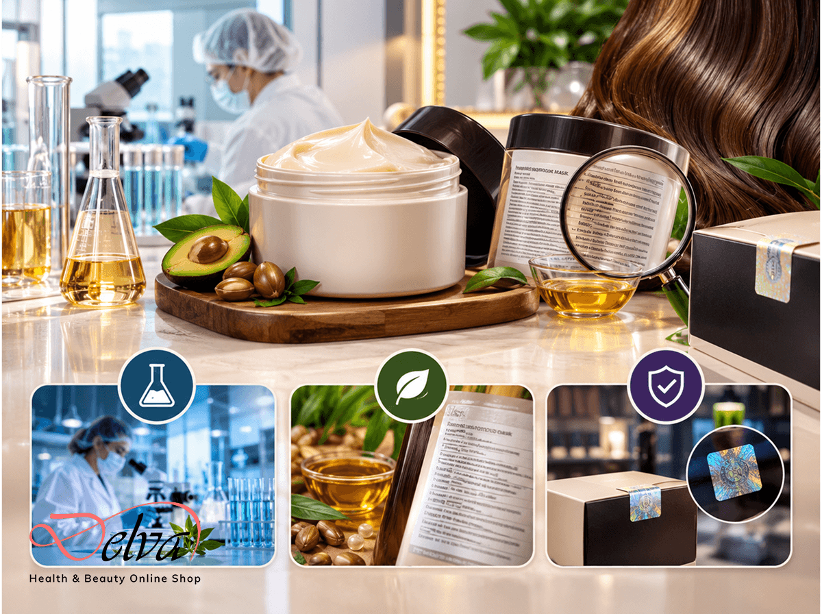 ۳ معیار حیاتی برای تشخیص یک برند معتبر ماسک مو