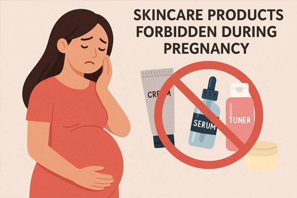 محصولات پوستی ممنوعه در دوران بارداری